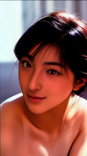 (best quality,ultra-detailed,realistic),(realistic portrait from the chest up),(soft lighting),(japanese beautiful face),16yo,(d...