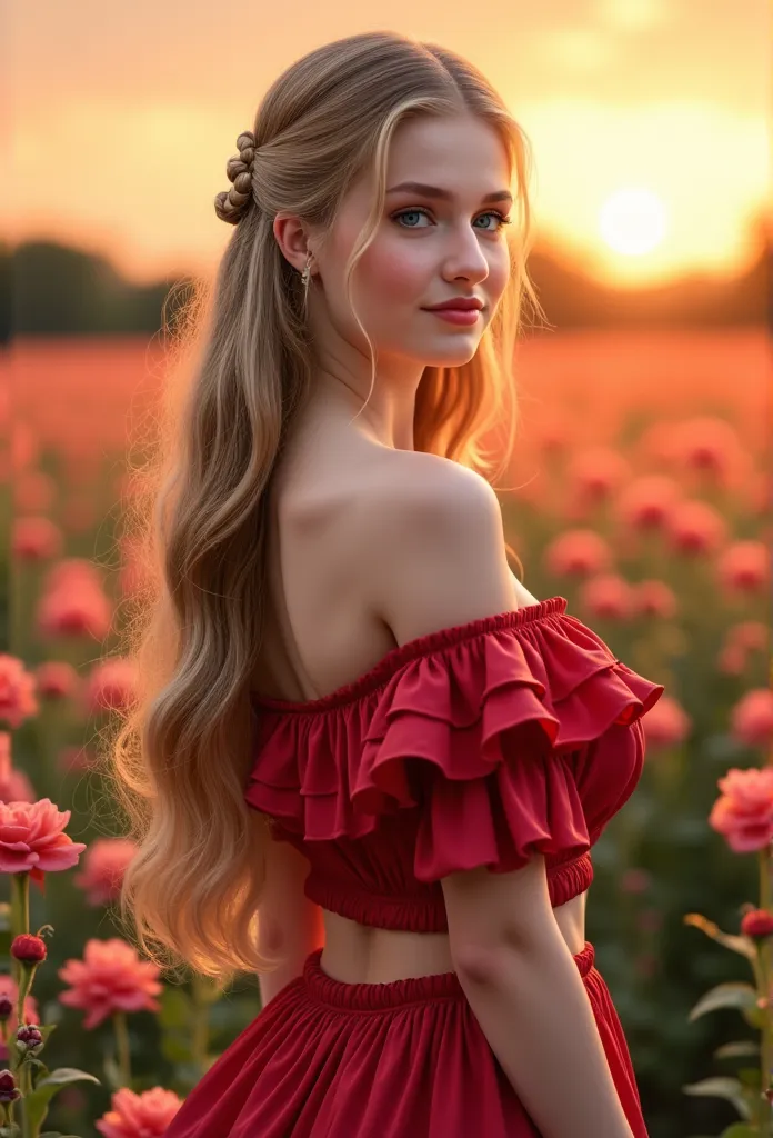 dairi, ((ultra quality)), ((tmasterpiece)), beautiful young slavic girl, ((blonde woman, hairlong, long braid)), beautiful cute ...