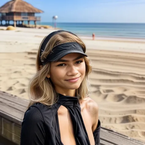 (zendaya:.4), (32k:1.5, Highest quality, masterpiece, Ultra-high resolution), Professional camera work:1.6, Highly detailed skin and face textures:1.3, Captivating portrait:1.2, Very accurate, Very detailed, 1 adult female, ((action pose:1.4)) Incredibly s...