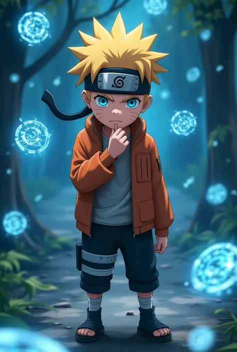 Naruto motivated by a new mission to solve logical and mathematical reasoning challenges