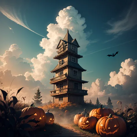 Halloween, box, differentiation, diffusion, expansion, nature, fluctuation, cloud, sensation,