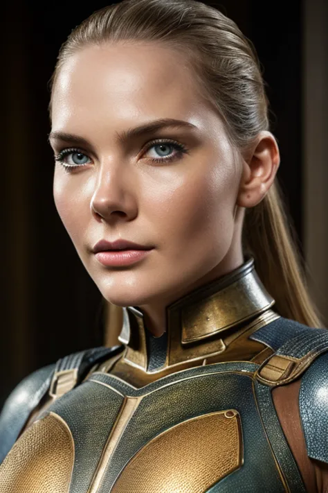 Hyper detailed face. Focus on every part of her. Very pale womans. perfect body, wearing body Paint  heavyfully detailed body, (sexy beige bodysuit armored skin body Paint). Highest photorealism. Shes a teen woman with very pale skin, jungle lighting & dan...