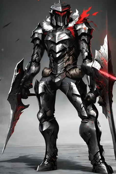 armor figure holding a sword closeup ,  light black armor ,  and smooth lacquered black metal armor ,  wearing smooth black armo...