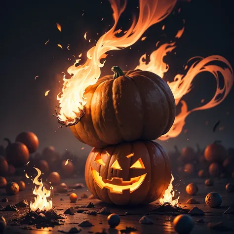 Halloween, fire, balls, floating, fluctuation, luminescence, momentary, subtle, increase, sensation,