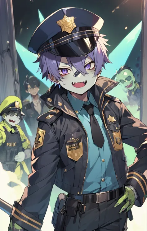  Boy Shota Zombie Police Officer 