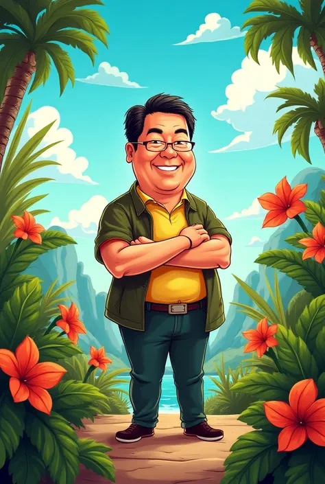 Create a cartoon of Gustavo Petro Colombia