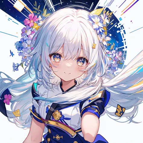 Chibi、cute、Bold and dynamic composition、X composition 、Best Quality、最高masterpiece、Handsome face、Baby Face、((Stickers))，Stickers， concept art,Under Art，Anime Style， Dreamland Wonderland、Utopian，masterpiece， Many colors ， DetailsDetails ，Seven Colors,(Best Q...