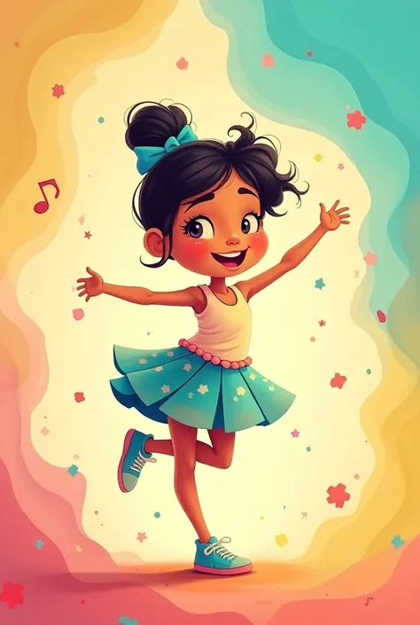 Animated girl dancing 