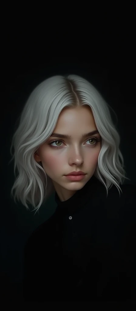 white hair 