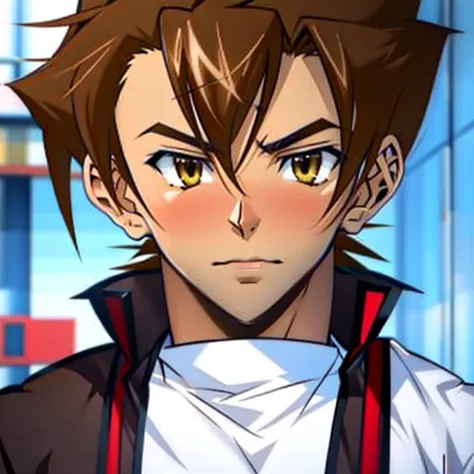 solo, 1boy, tall, handsome, muscular, very masculine, broad shoulders, issei_hyoudou, hard gay