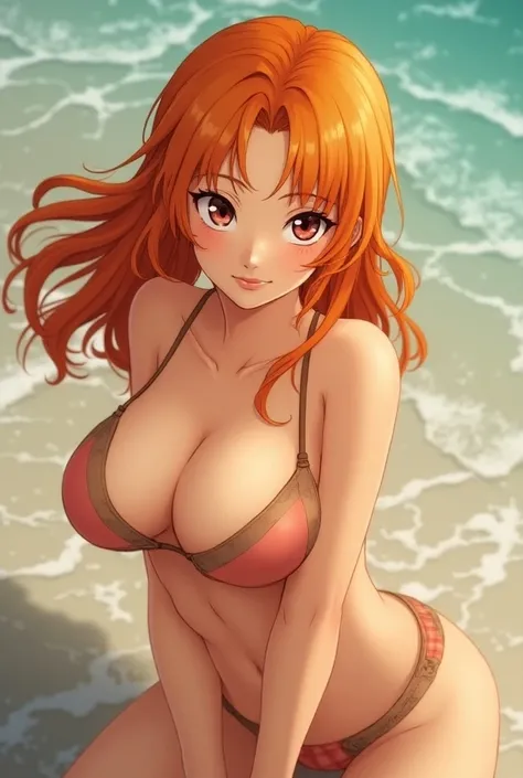 Nami from One Piece without a swimsuit 


