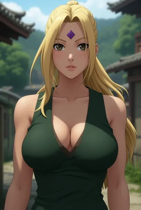  What Tsunade Senju Naruto Shippuden would look like in real life 

With these characteristics:Age:  Between 40 and 50 years old .

height: Approximately 1.70 meters.

Physical: Athletic ,  large, curvaceous breasts .

fur: clear and smooth.

Hair: Long an...