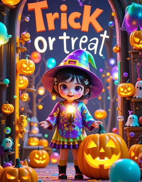 3d Halloween Fun-Trick or Treat - 3d 万圣节趣味不给糖就捣蛋