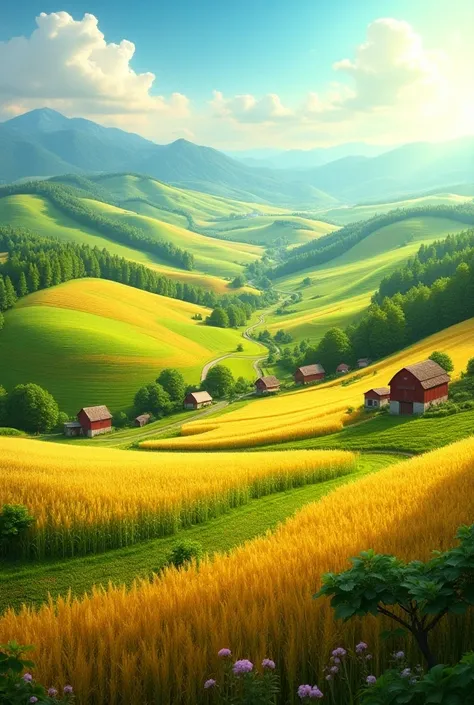 Agriculture landscape 