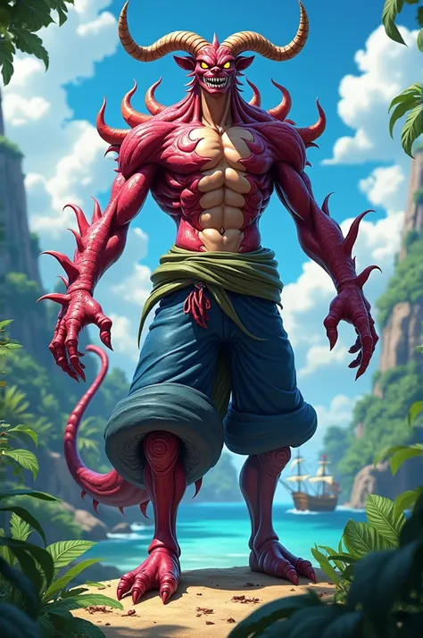 A character from One Piece with the Chimera fruit