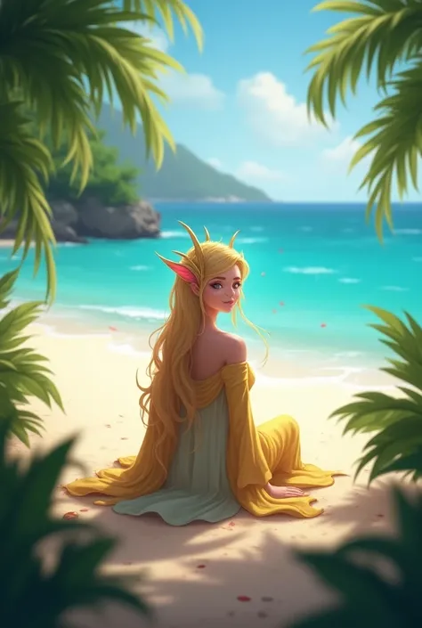 Soraka do league of legends na praia 
