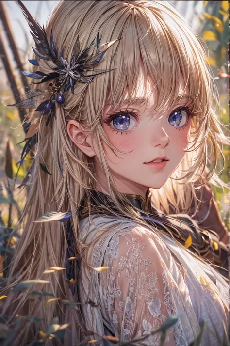 beautiful girl、fgo、 jeanne d'arc 、grassland、evening、(best quality:1.4), (masterpiece:1.4), ultra detailed, ( kampala:1.4), 4k, 8...