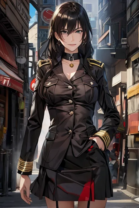 officera, military uniform, skirt, sheikz,smile,gestapo