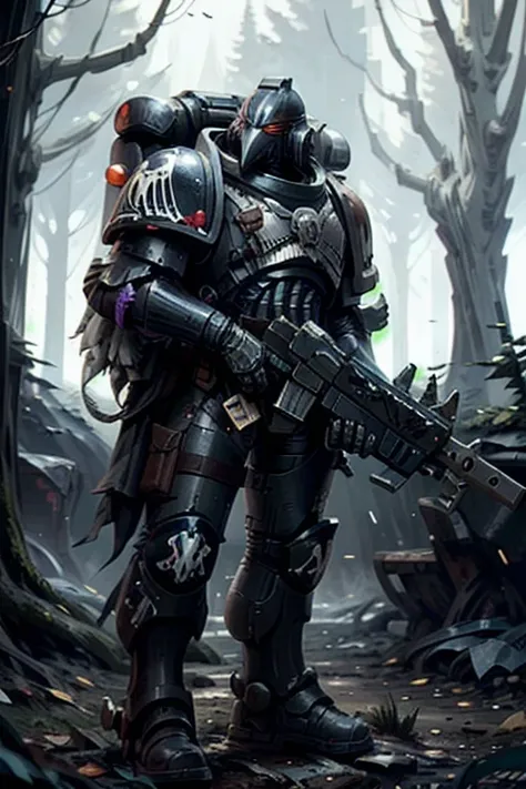 raven card ,   elite imperial enforcers, sniping in the woods,  holding rifles wearing details  (full body armor:1.2),  corvus h...