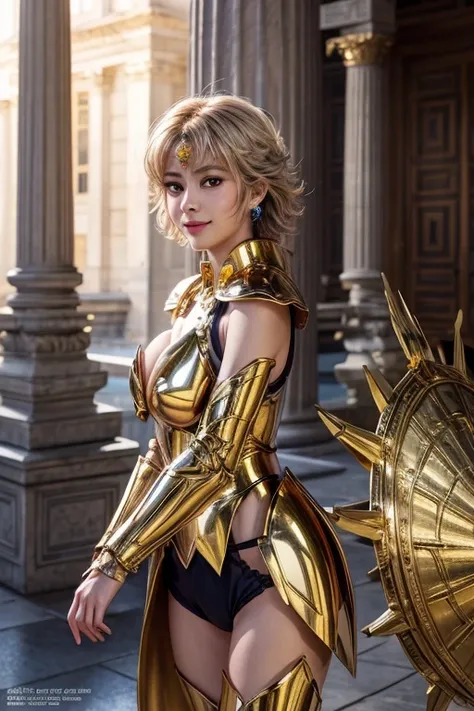 cancer armor based on the japanese anime saint seiya, shoulder_  armor decoration  ,    (  masterpiece:1.0), (   better quality ...