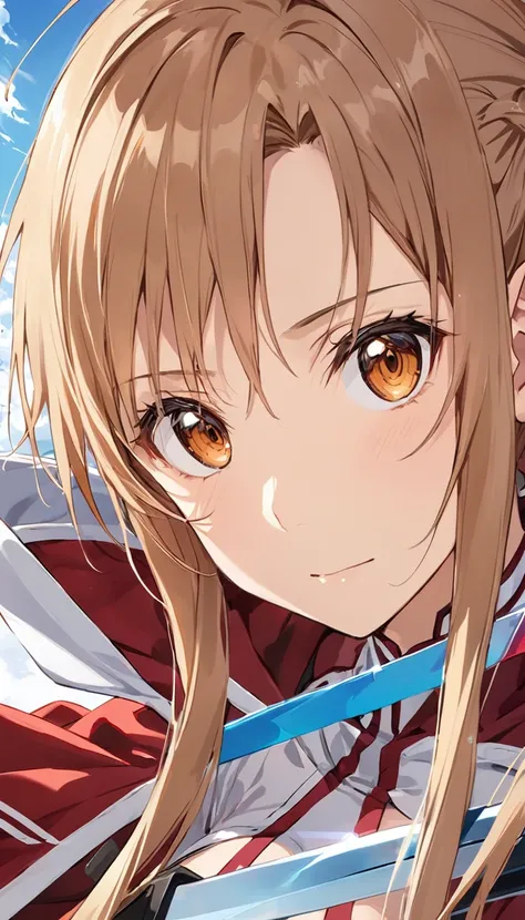 One female, Asuna, Popular anime series「 Sword Art Online」Iconic Characters, Painted by talented artists