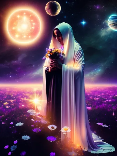 The Cosmic Echoes, Quiet Moments, Quiet Dawn, Astral Traveling, Journey Into Love, Cosmic Funk, Love Beams, Starlight and You. dreamy atmosphere, future dream, Mysterious Space, The mysterious world of space, Night Flower, Psychedelic. "Nun praying, nun co...