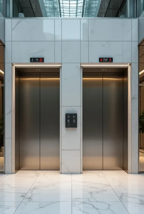 two elevators