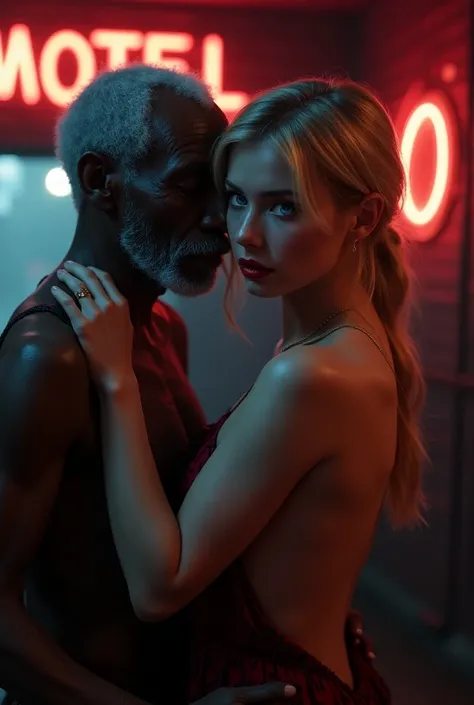 russian teen blue eyes hugging ugly grandfather very slim old Man african beggar skinny nsfw ugly face, you can clearly see my high cheekbones and defined jawline. My nose is and cute, complimenting my features nicely. And those full, luscious lips red lip...