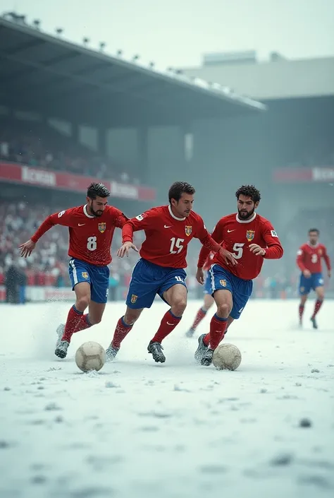 Kosovo s playing in the winter of early 2000s