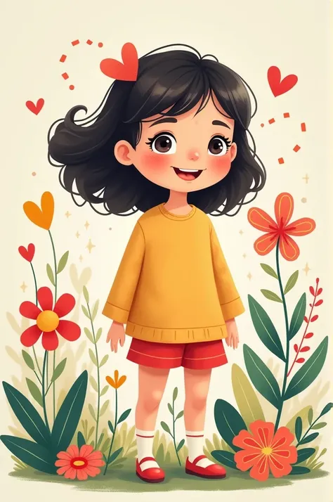 A  girl with Down syndrome in a cartoon by the name of Manu