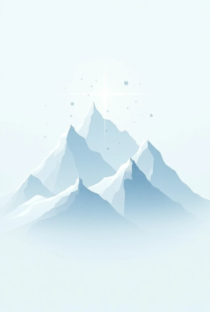 Logo: "Snow falls as a blessing"
Logo design of quiet mountains that evoke the image of falling snow