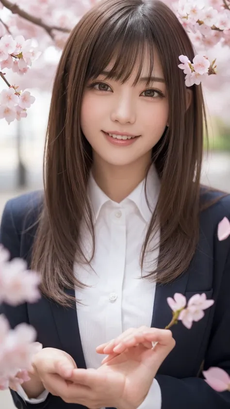 one  girl, (a beauty  girl, delicate  girl:1.3), (:1.3),
break, (spring,  cute uniform:1.3),
break, (Street View:1.3), (Cherry blossom petals falling:1.3), (Wool gloves), 、 perfectly trimmed finger shot through a peephole,
break,  Very high resolution , (S...