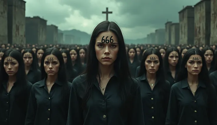 People with 666 on their head