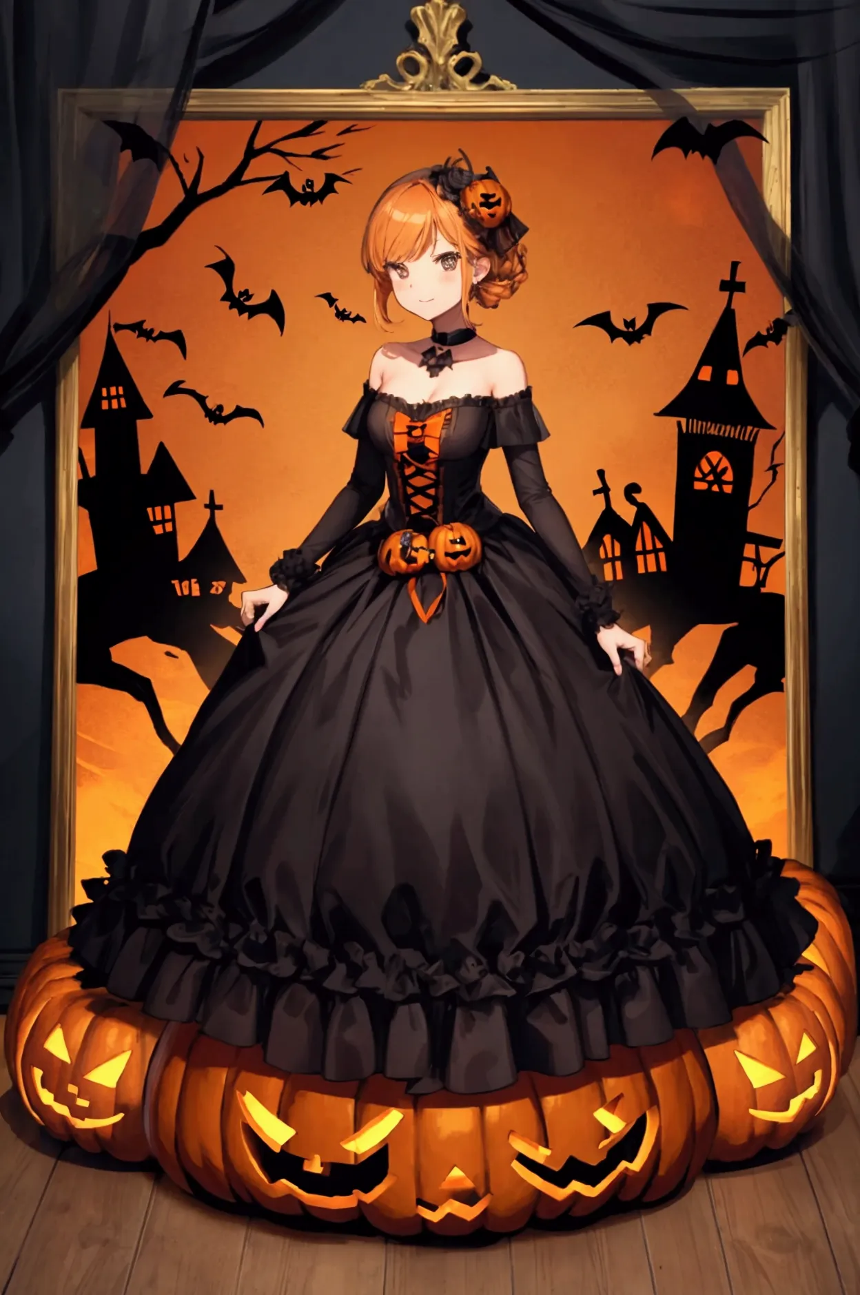 halloween pumpkin poster