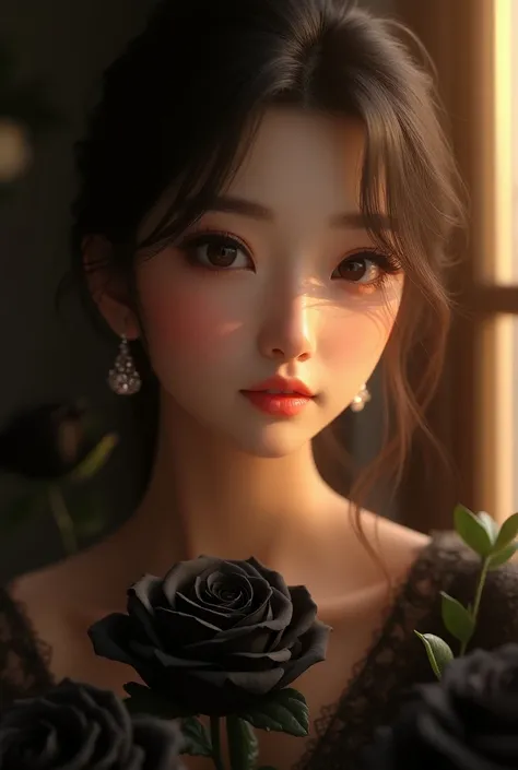 photorealistic Realism 8K, 16K Quality, (ultra absurd quality, extremely detailed detail, hyper resolution, clear sharp focus, not blurry, (Realistic brown_eyes:1.25)), ((perfect dark_eyeshadows:1.45)), (super Detailed, beautiful little nose:1.2), (perfect...