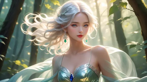 ﻿A Masterpiece In 32K Resolution, Supreme Quality, Super Detail, Official Art, Very High-Resolution 32K Wallpaper, Captivating Cinematic Lighting, Beautiful And Aesthetic, Ultra-Detailed Features, Awe-Inspiring Detail. A Girl Figure With Glowing, Glassy Sk...