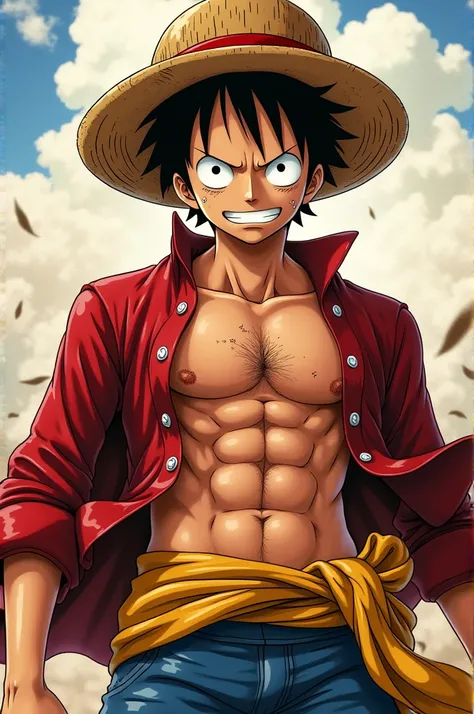 Shirtless Luffy 