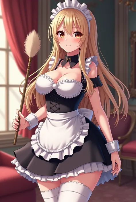 Big boobs maid girl