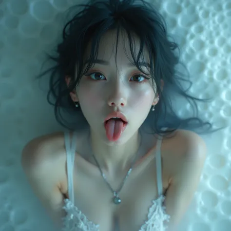 8mm Milk Droplets in the air, 32K ExtremelyDetailed ProfessionalPhoto of AV Idols Air sucking, OpenedMouth with Moving KissableTongue, Pointed, Beautiful Reflective eyes, (Aesthetic:0.75), (Ethereal and Haunting:0.77), (((at SFW))),   
 (XLabs F.1 Realism ...