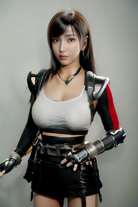 ( best quality ), (tifa lockhart), (overall view)     beautiful and sexy young woman , 18 years old,      toned and muscular    ...