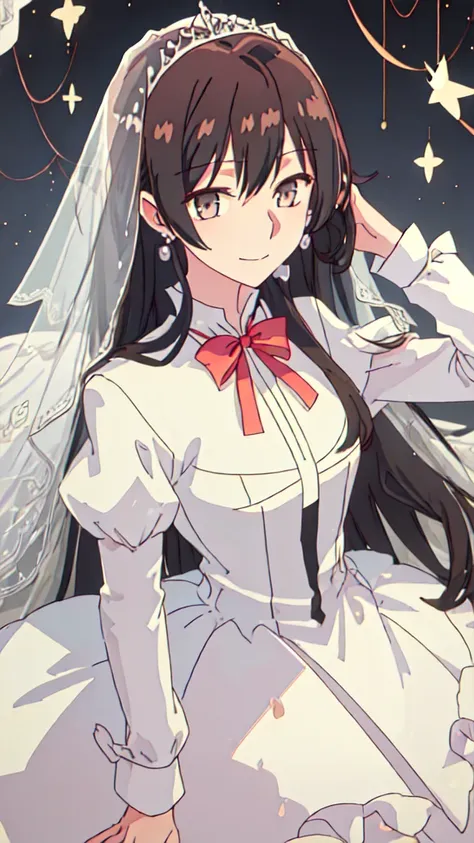 best quality, masterpiece, highres, solo, {mi_touko_yagatekimininaru:1.15}, long_hair, black_hair, bangs, bow, ribbon, grey_eyes...