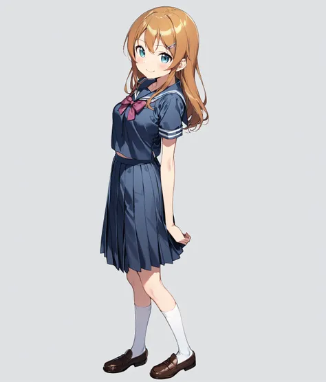 (1 girl),(Alone),

(masterpiece)、 high quality、( high definition)、 Intricate Details 、4K、8k、
( high contrast:1)、Light gray background、Grey Room、
(head to toe:1.5、full body view:1.5)、At the center:1.0、

(Kirino Takasaka)、kirino kousaka、
( so beautiful:0.9)、...