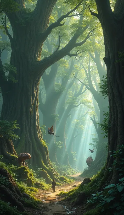 Giants Forest: Trees that touch the sky, peculiar animals, and larger-than-life adventures.