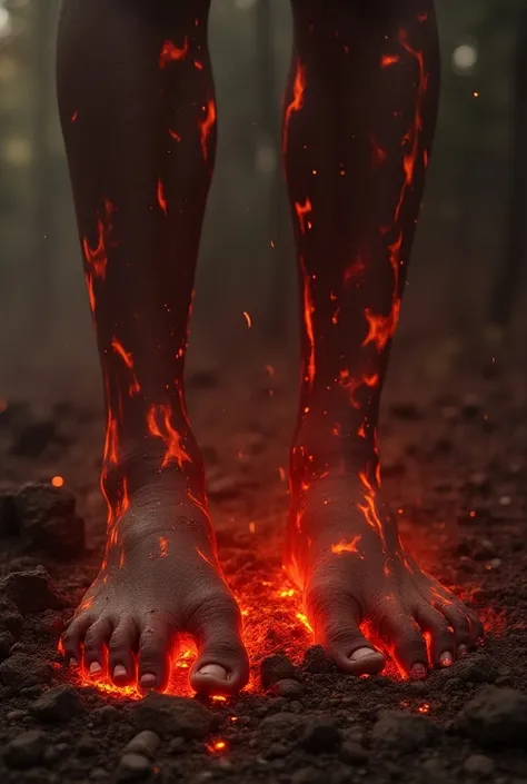   The feet of hell symbolize the expansion and perpetual movement of evil . Here,  souls are trampled , 
 The feet of hell symbolize the expansion and perpetual movement of evil . Here,  souls are trampled , 
 crushed under the weight of evil .  Every step...