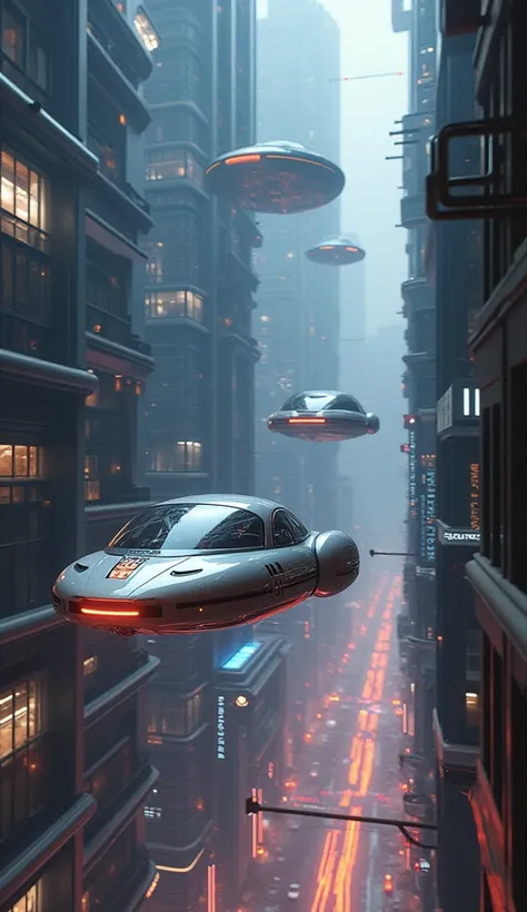 City of the Future: Skyscrapers of glass and steel, flying cars, and a network of intrigue that threads through the neon-lit streets.