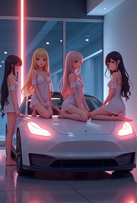 Girls anime Nightwear Highlight Tesla 