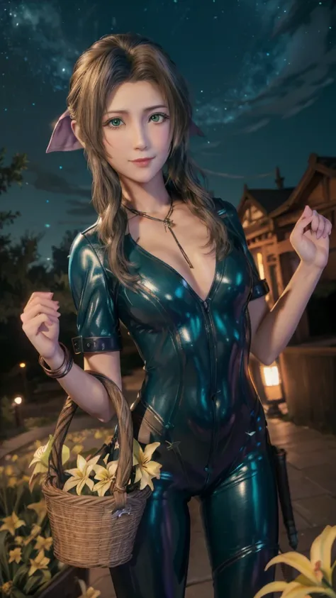 Like the picture, CG, Best Quality,  highly detailed masterpiece ,  Highly Detailed CG Unity 8K Wallpaper, fine, Best Quality, incredibly absurdres,   very detailed beautiful detailed 1 girl ,  Aerith Gainsborough , Solo,  along the Thames ,  light texture...