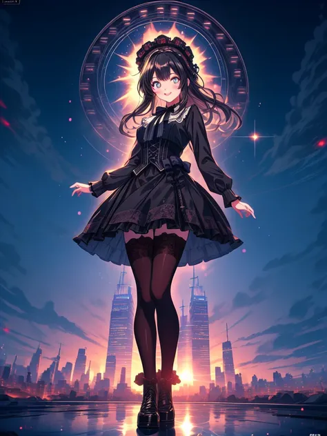 (Masterpiece,8K,4K,Ultra High Quality,Super Detailed,Super Beautiful CG,Super fine illustration, A highly detailed illustration,Best quality:1.4), (Outline:1.2), (Light particles:1.2), (Lens Flare:1.2) , 
An extremely cute and beautiful girl, 
Highly detai...