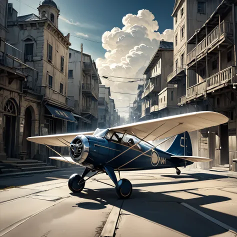 oil rough sketch painting art, blue sepia filter, pedal planes from long ago, various effects, delicate and dynamic textures, contrasts of light and shadow, 2.5D, artistic photography, hyper realistic, digital graphic CG, BREAK ultra detailed, absolutely r...