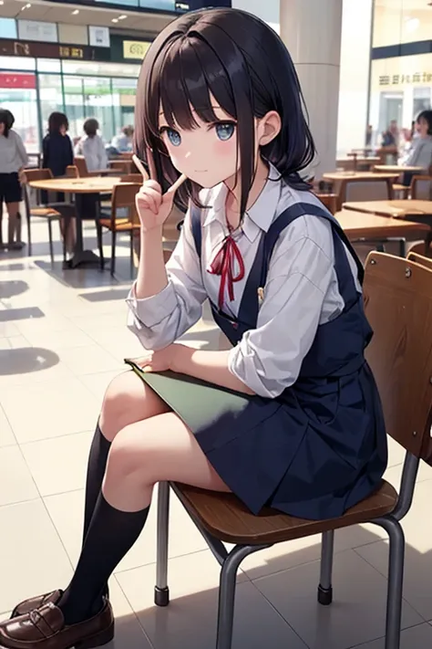  masterpiece。Best Quality。 detailed。 Dynamic Composition 。 dynamic angles 。 dynamic pose。 Japanese anime style 。whole body。beautiful girl。Third grade of junior high school in Japan。

Clothes are characteristic Japanese high school uniforms 。Tablet PCs and ...